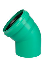 Codo macho-hembra 45° con junta elástica PP-MD Ostendorf/Crearplast-KG 2000, DN/OD 315 mm